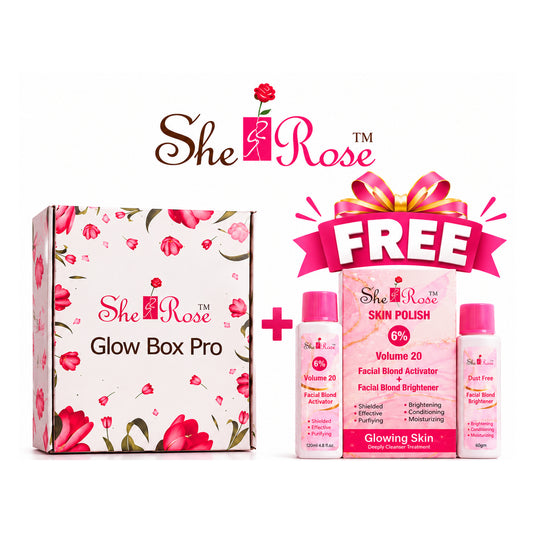 SheRose Glow Box Pro Plus Free Skin Polish