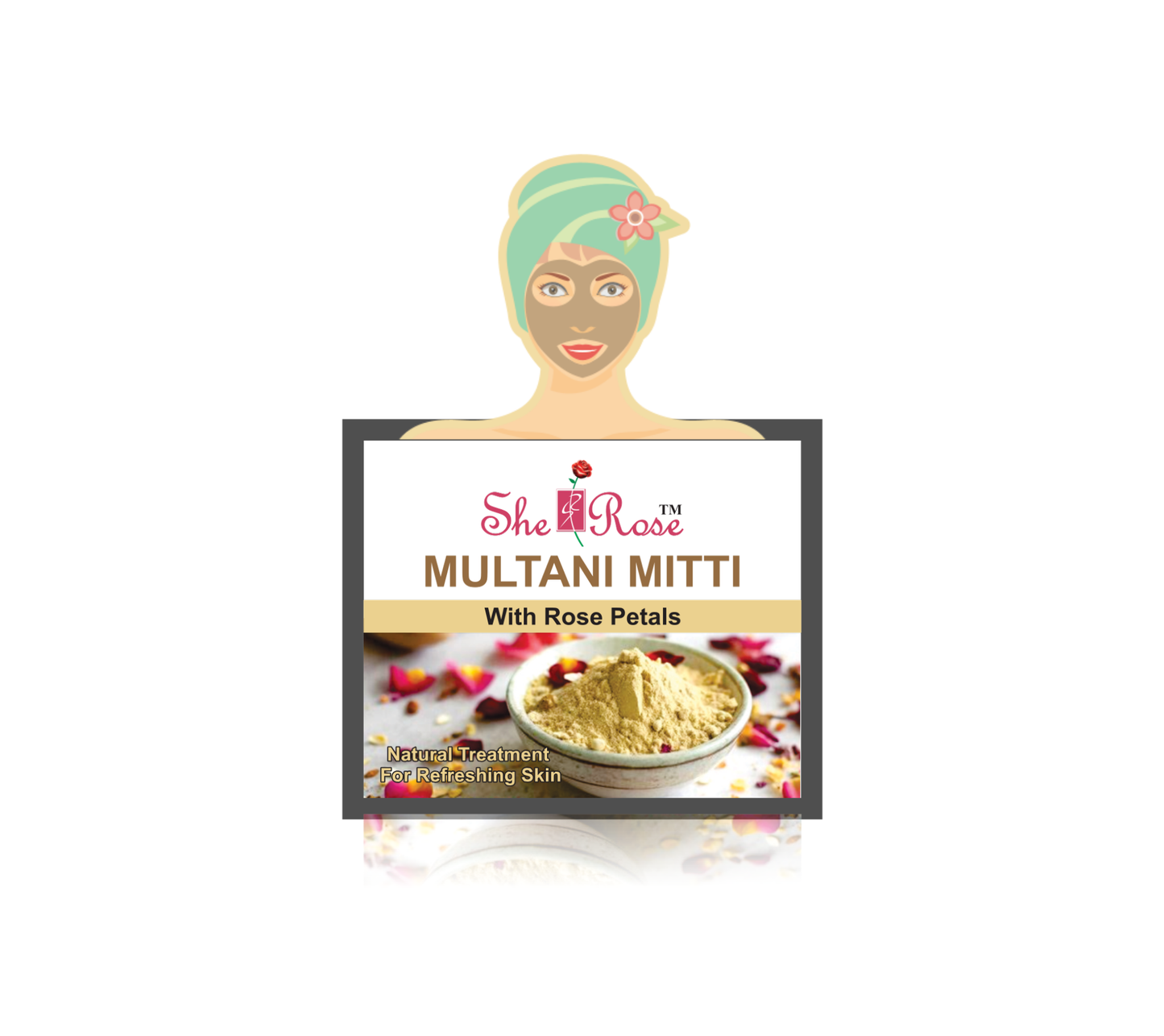 She Rose Natural Multani Mitti