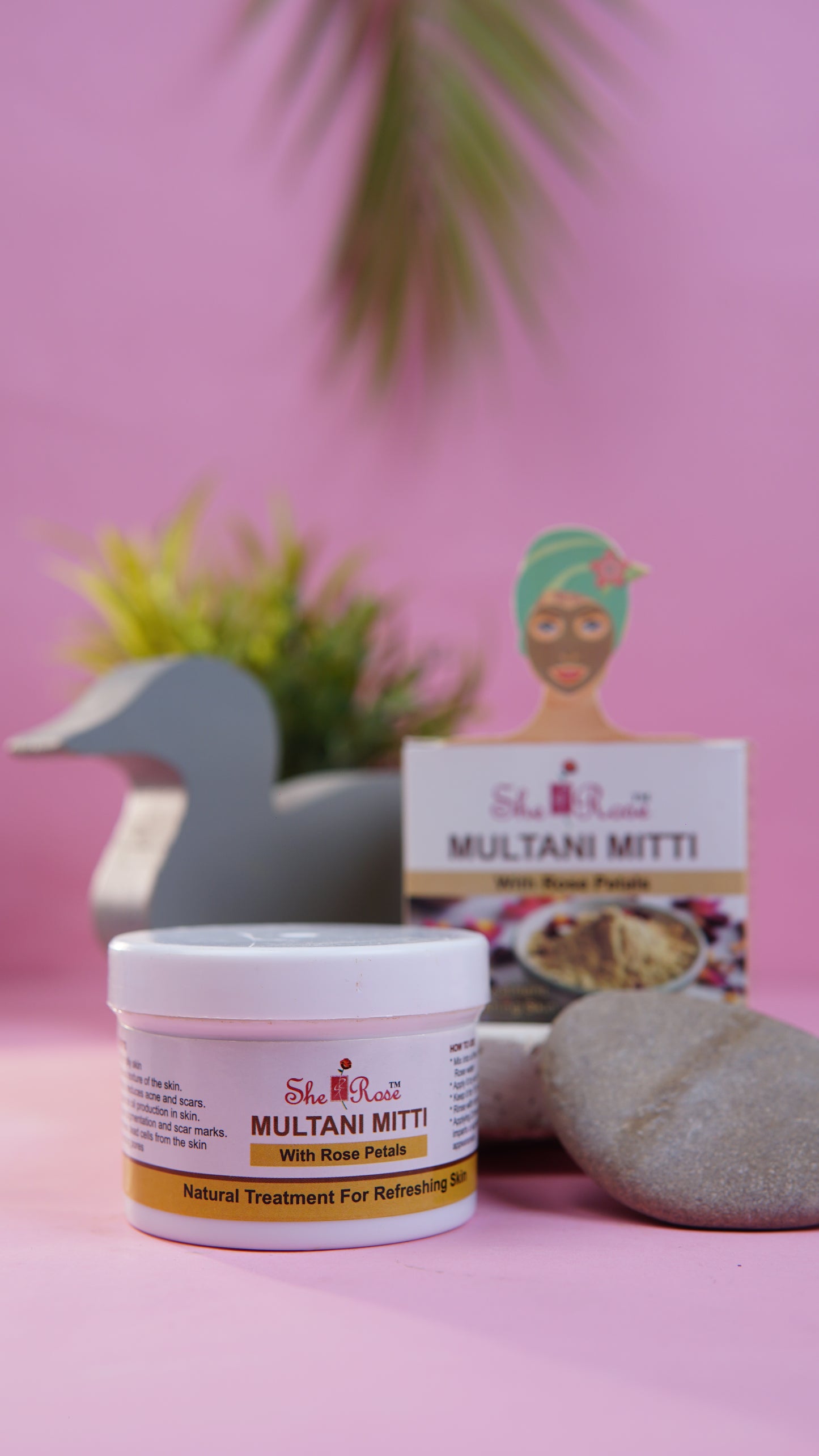 She Rose Natural Multani Mitti