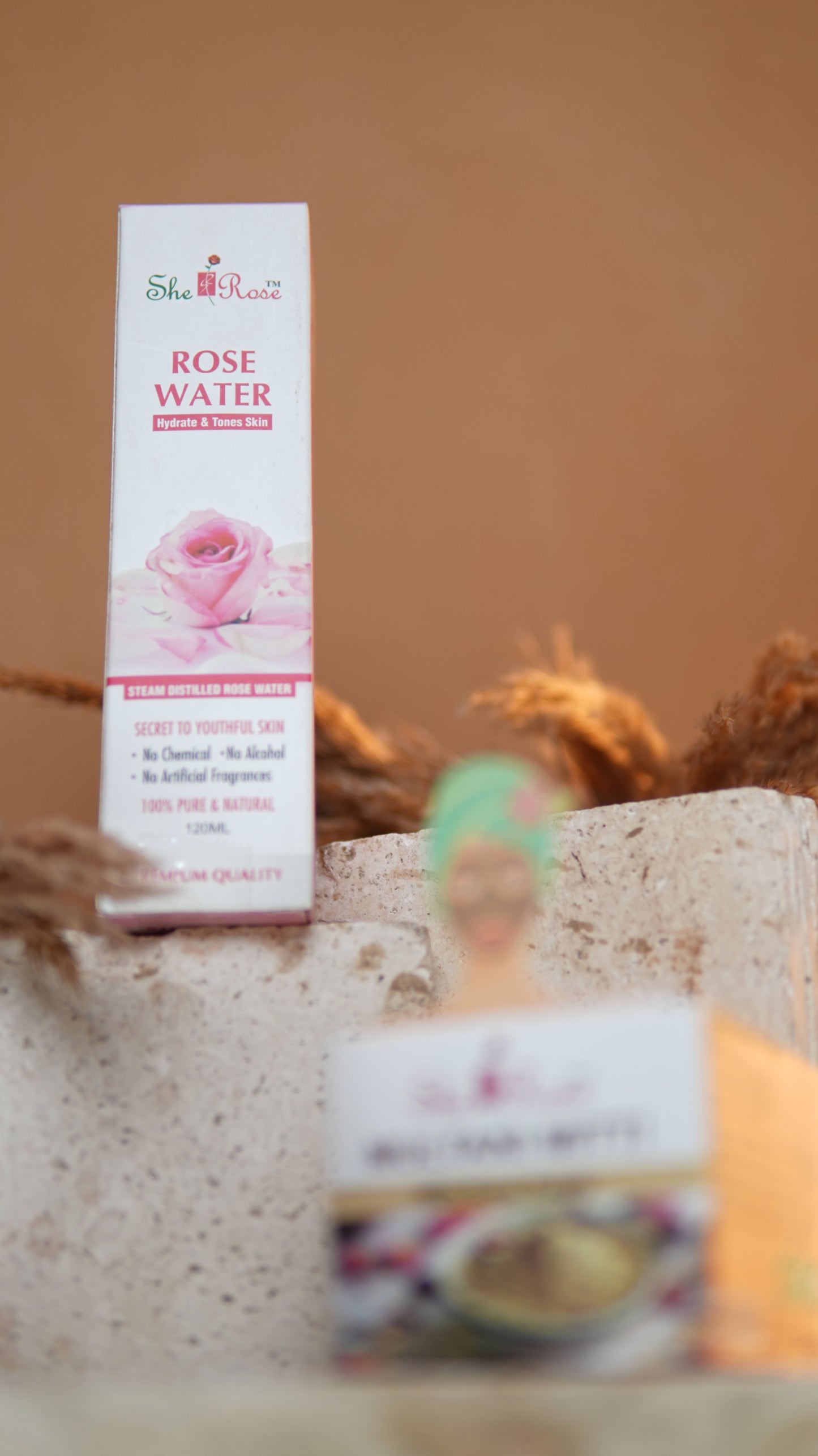 SHE ROSE Glow Duo – Rose Water & Multani Mitti Combo